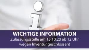 Info Zulassung